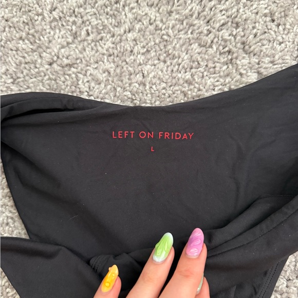 Left On Friday Black Dip Bottom - Picture 3 of 4